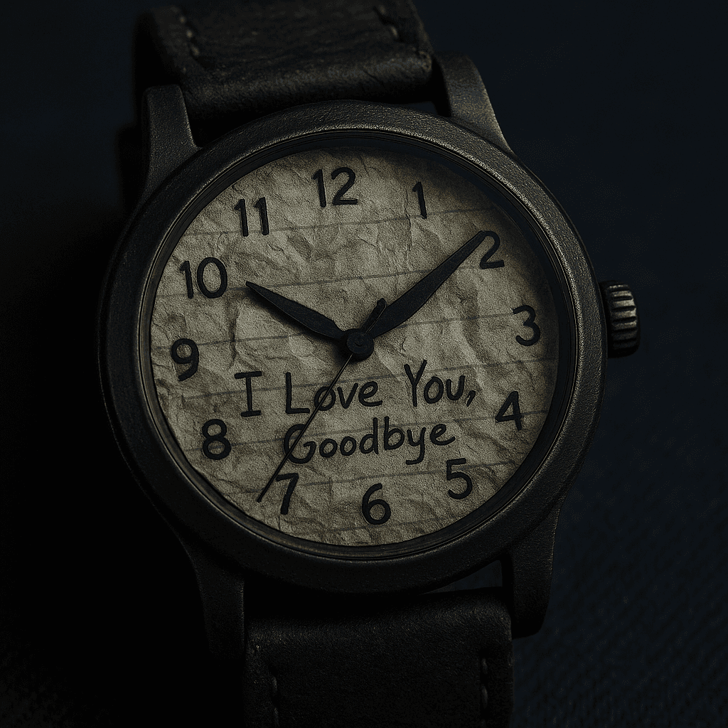 I love you. Goodbye.